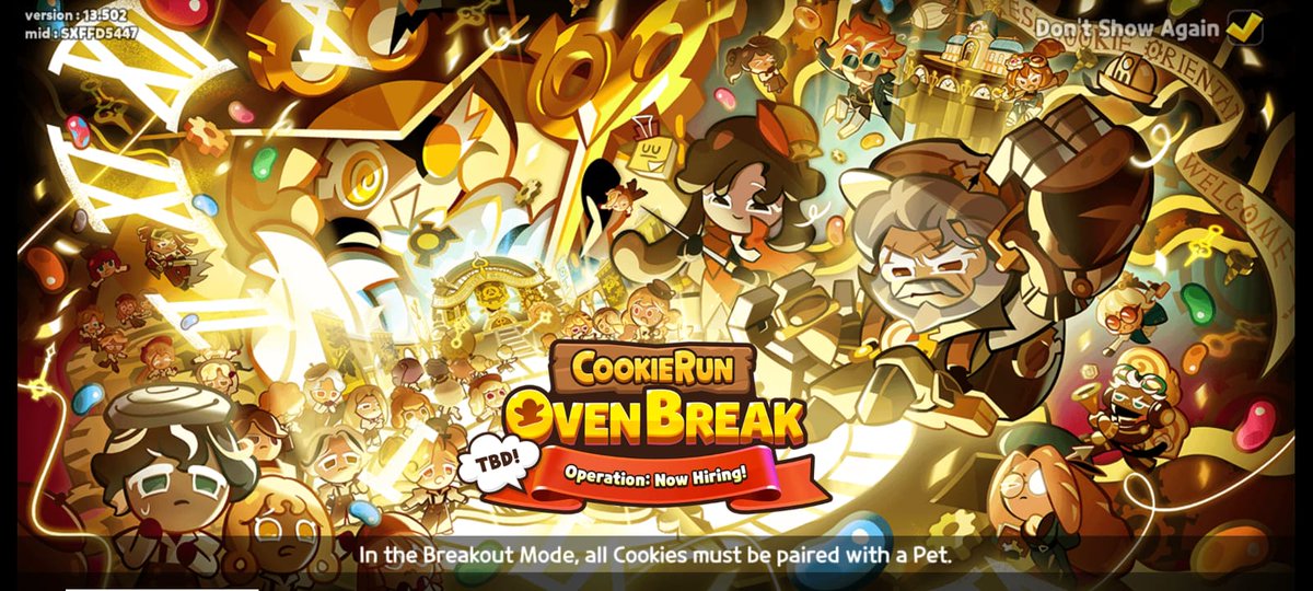 DamiTummy's tweet photo. @CookieRun This is how it looks like when she tries to open the game https://t.co/yDoCwgFeGy