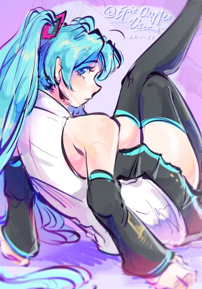 EpicOxygenUser's tweet image. Miku warm-up. 
#HatsuneMiku  #初音ミク