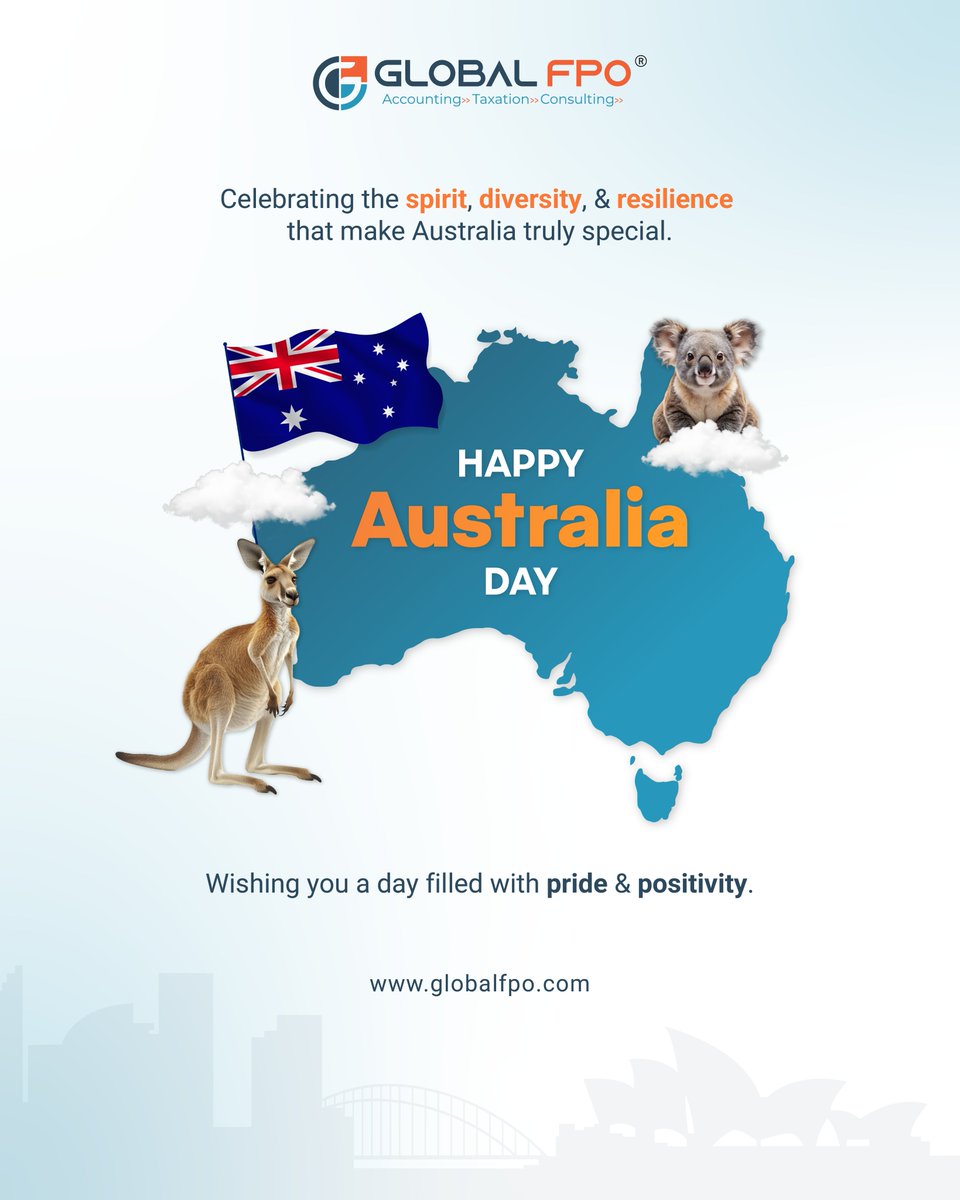 global_fpo's tweet photo. Wishing all Australians a very Happy Australia Day.
Today we celebrate the spirit, resilience, and diversity that make Australia truly special. From all of us at Global FPO, here’s to growth, opportunity, and a future built together.
#HappyAustraliaDay #AustraliaDay #GlobalFPO https://t.co/i9FjLn7x0E