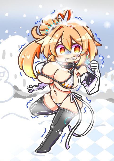 最強の寒波らしいのでささらちゃん極寒グラビア部してもらうね… 