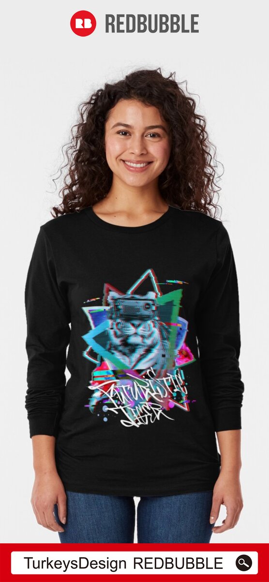TurkeysDesign_G's tweet image. Futuristic Tiger. Glitch art X Cyber punk style.

redbubble.com/i/long-sleeve-…

#longsleeve #tshirt #fashion #glitch #tiger #cyberpunk #redbubble