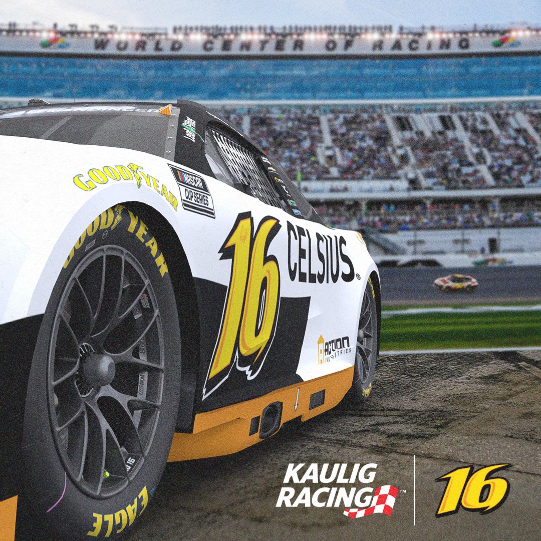 KauligRacing's tweet image. Something everyone wanted to see.  🙌

Kaulig Racing will pay tribute to Greg Biffle with his iconic numeric font on AJ Allmendinger's No. 16 car in the #Daytona500!