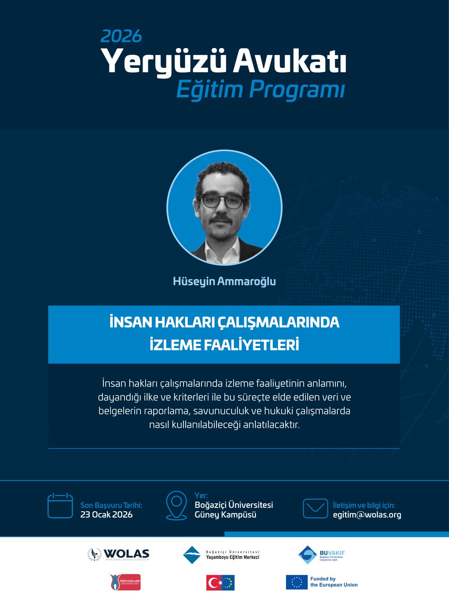 WOLAS - Yeryüzü Avukatları Derneği tweet media