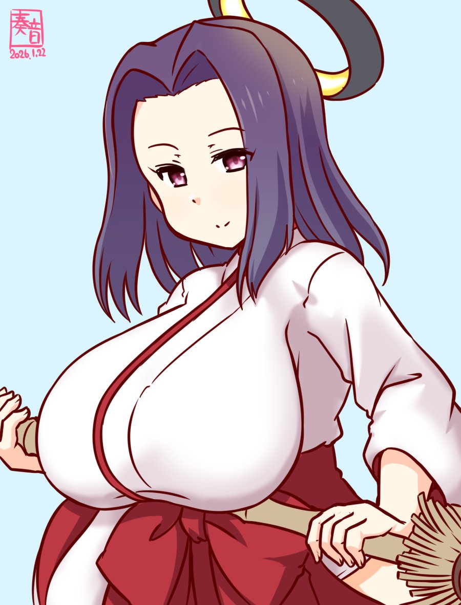 「あけましておめでとう。
 今年も天龍ちゃん共々、よろしくおねがいしますね?」

#艦これ版真剣お絵描き60分一本勝負_20260122
#龍田 

※ポーズ決まらなくて遅刻 +20分 