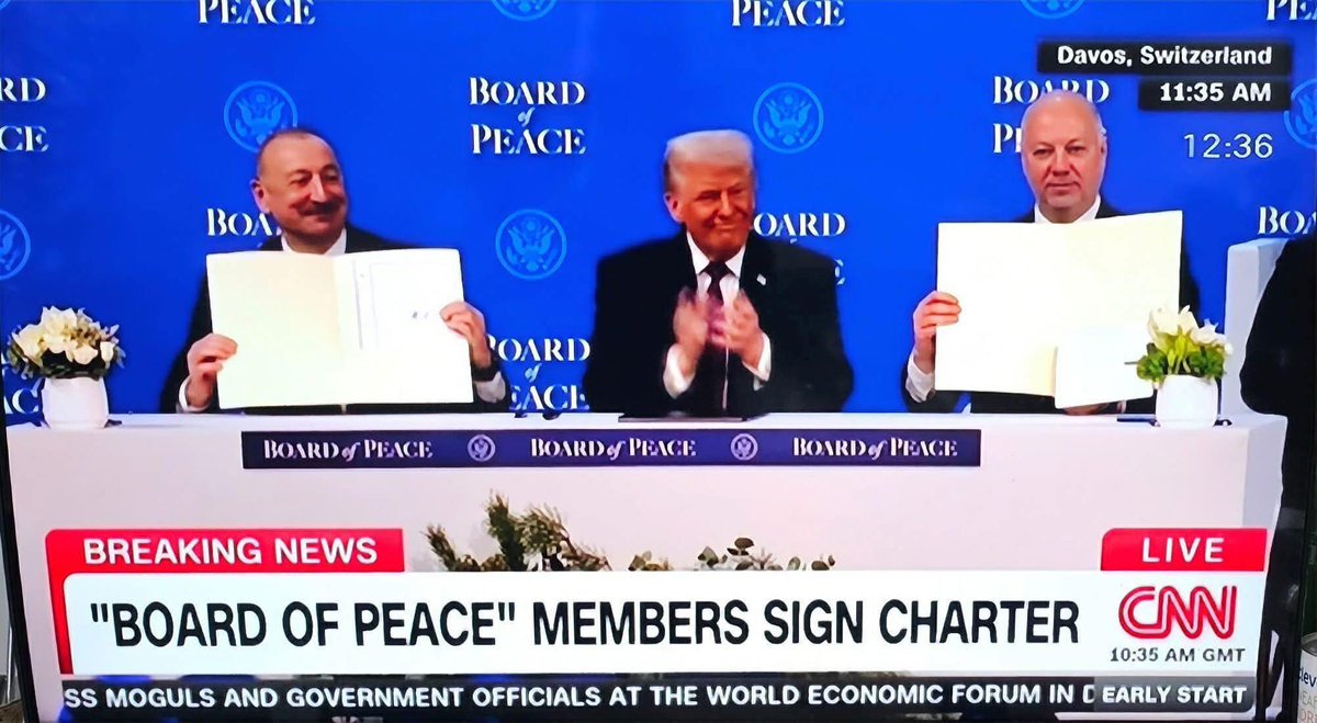Al_Stoyanov's tweet photo. Breaking the Constitution of #Bulgaria, which stipulates that only the National Assembly can ratify international treaties, the former prime minister Rosen Zhelyazkov dishonoured our country by signing the Trump Absurds known as the Board of peace. Disgraceful and pathetic! https://t.co/Pvxq6BM9Yc