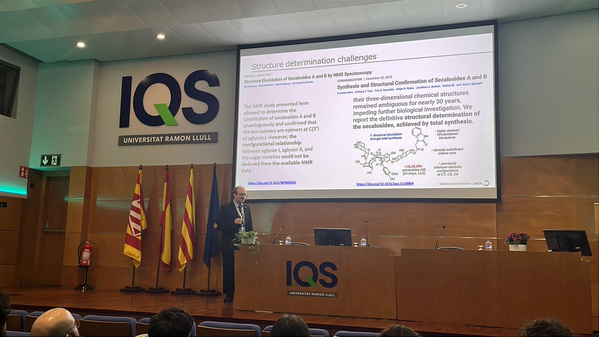 spinmriqs's tweet photo. We start the afternoon sessions of Day 2 at #SPINMR with the talk ‘Practical considerations in the setup of NMR experiments’ by Adolfo Botana. https://t.co/nJ9zaSUZvs