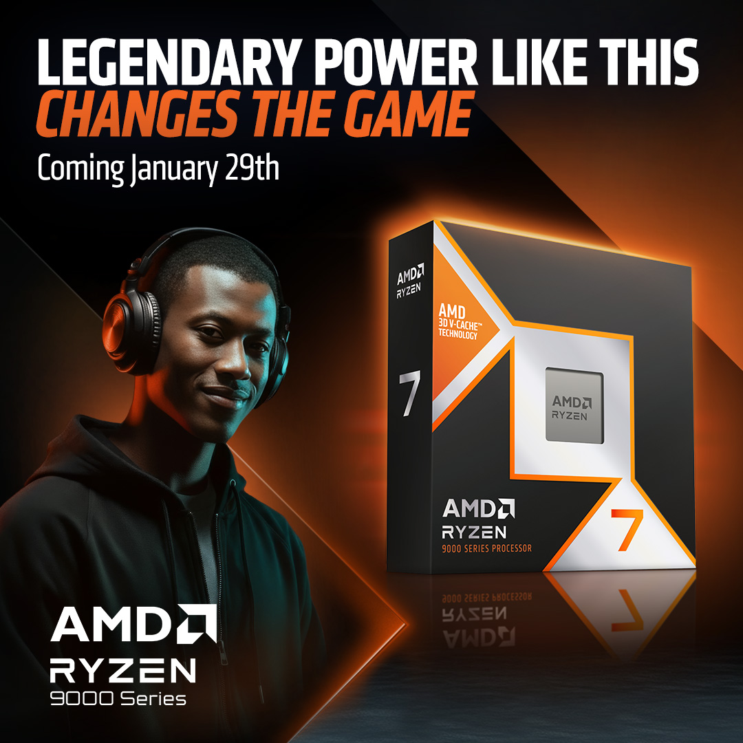 McAfeeDavid_AMD's tweet image. The world’s most advanced gaming processor just got faster.

AMD Ryzen™ 7 9850X3D
Available Jan 29th | $499

Built for gamers who demand smooth, relentless performance when it matters most.