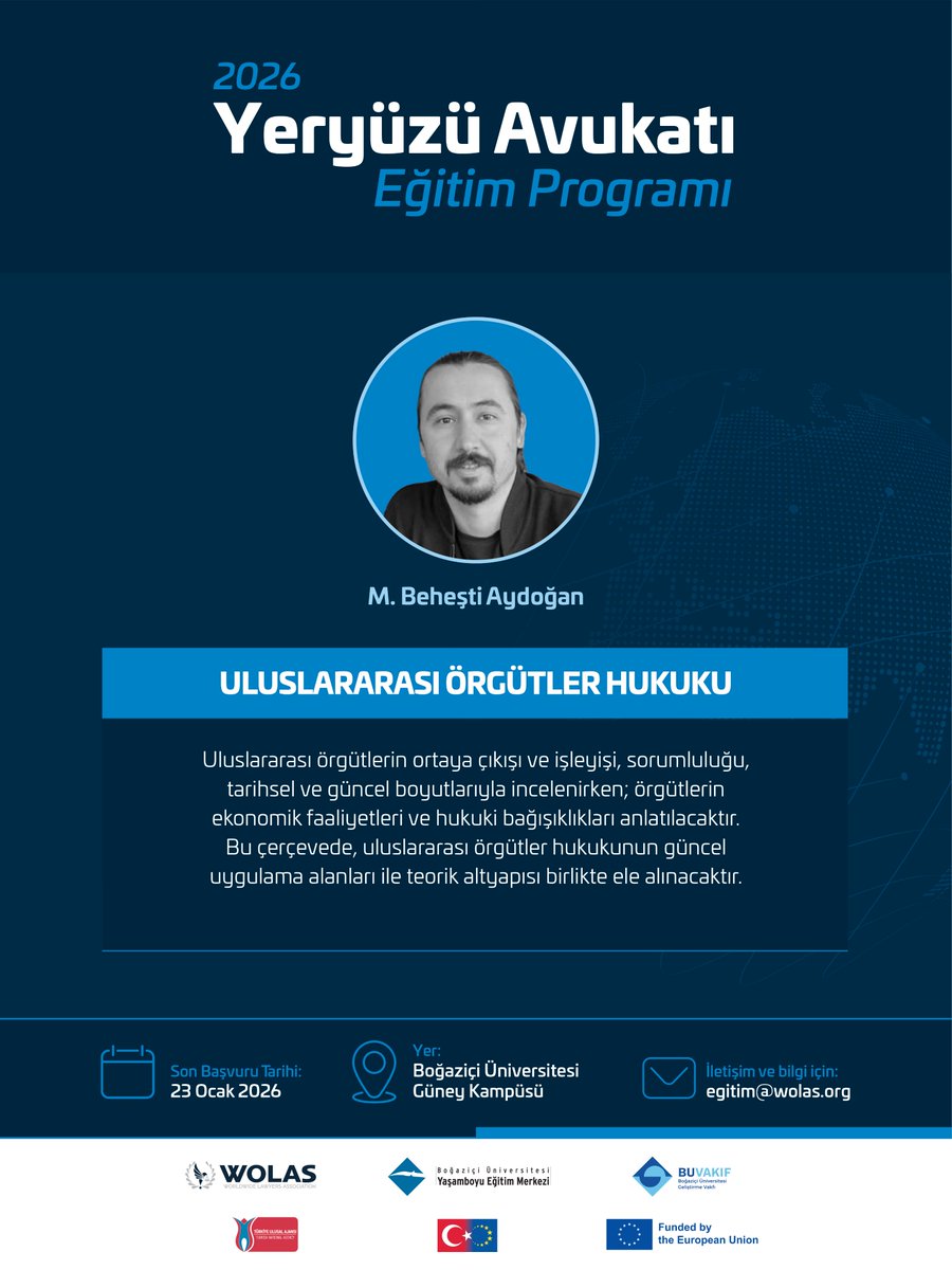 WOLAS - Yeryüzü Avukatları Derneği tweet media