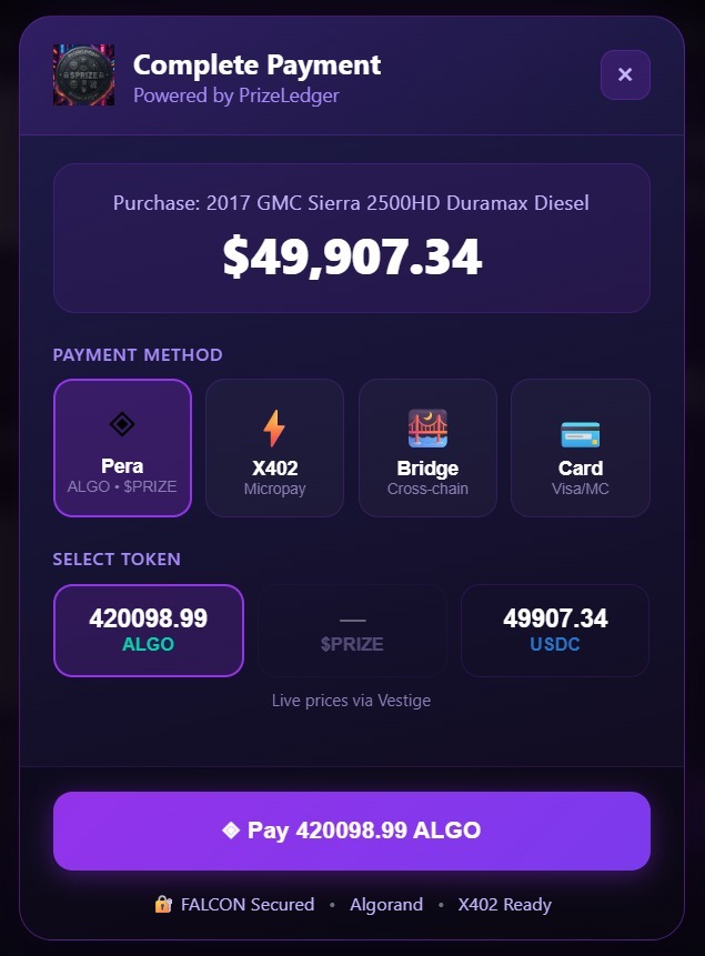 PrizeLedger tweet media