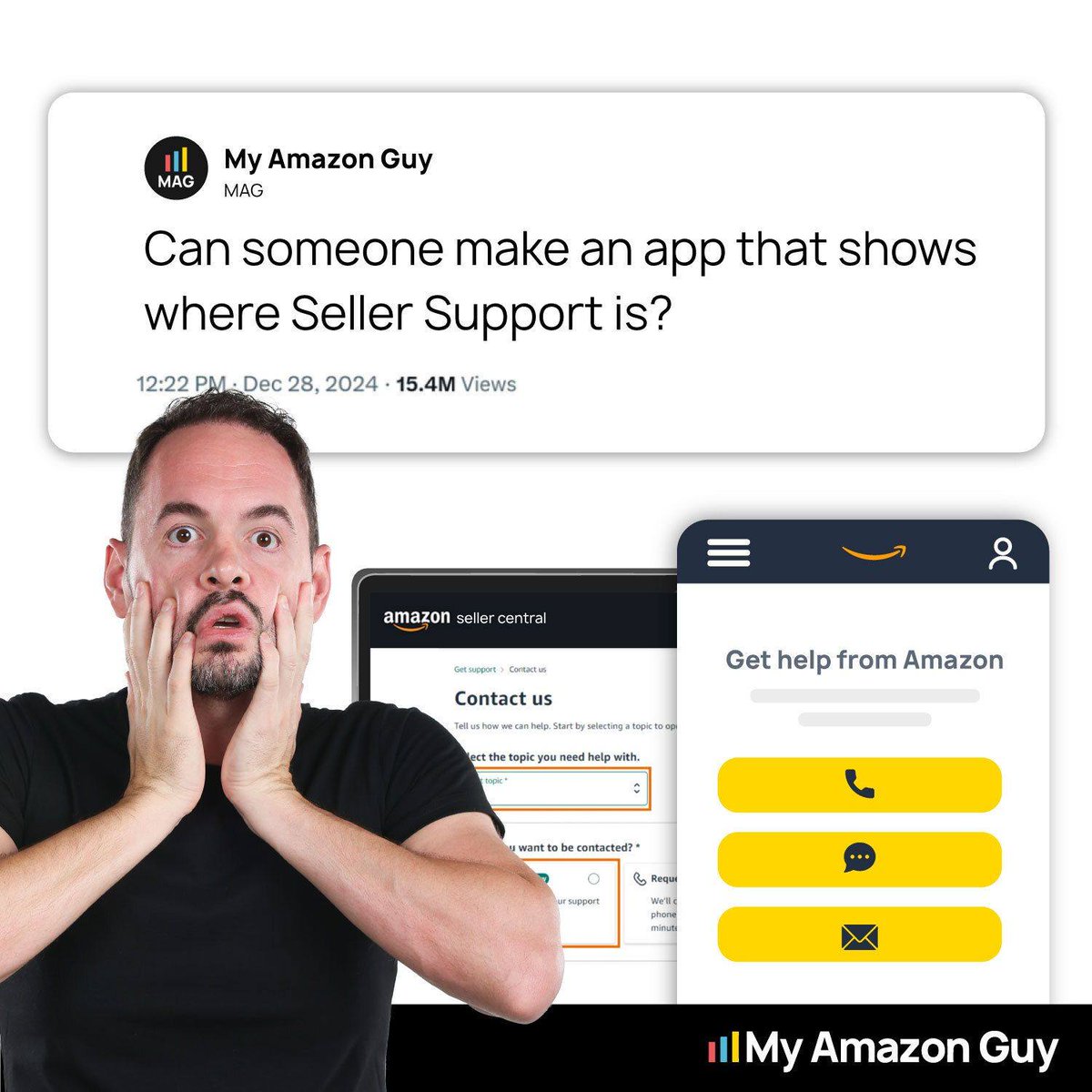 That generic support reply just cost you 3 days of sales

Most sellers gamble with Amazon support
New case. New rep. Same script.
Buy Box gone. Inventory stuck.

There’s a real escalation path
Wrong method = weeks
Right one = 48 hours

We’ll show you