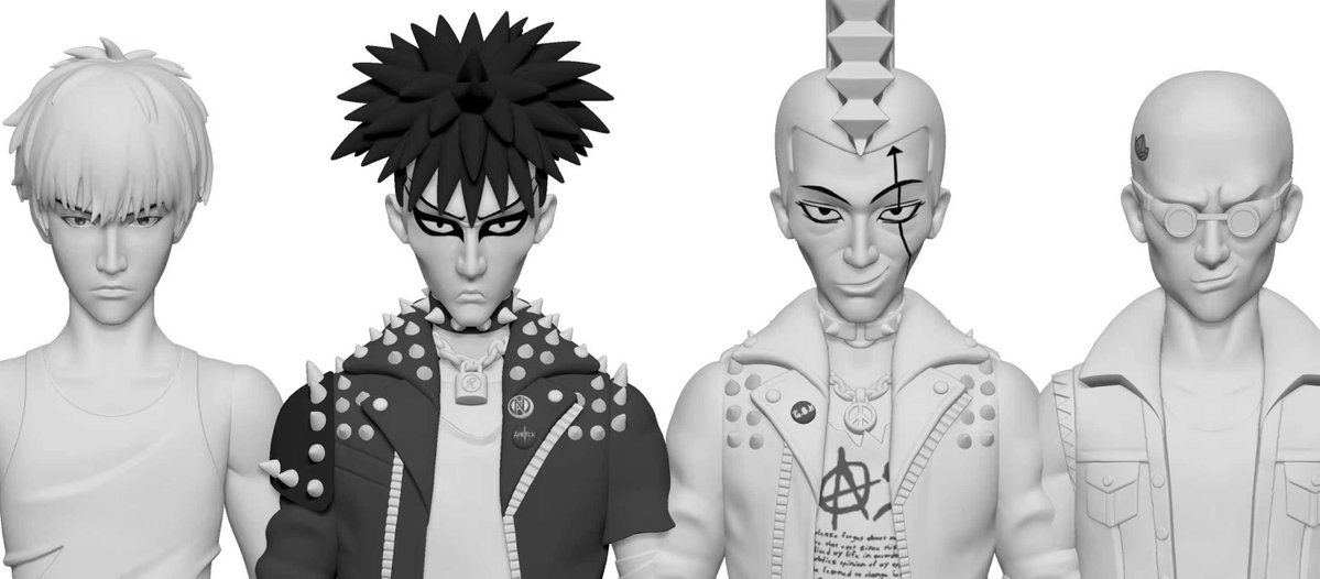 ガスプ立体化！！！！
『1985年。パンクバンド、ガスプは定期的に『乗っ取りGIG』と名打ったライブを断行しパンクシーンを騒がせギグは常に暴動と化した。他を顧みないアナーキーな活動はPUNXはおろか大御所パンクバンドからも敬愛された』ガスプは伝説の初期メンバー４人が揃ってこそ！