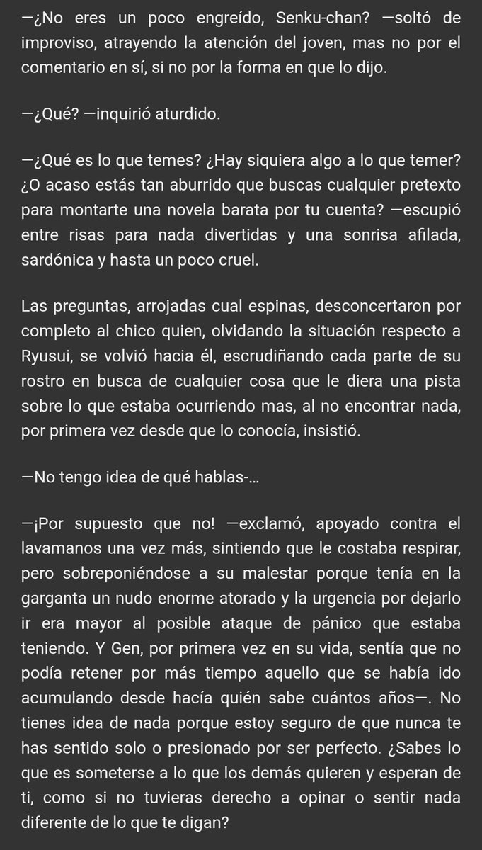 Lau__O2's tweet image. Hice un fanart de "La ciencia detrás de un golpe", mi fic Sengen favorito &amp;lt;3

Vayan a leerlo. Es un fic escolar largo, con capitulos largos, buena comedia, angst, fluff y drama. Todo muy lindo e inocente 🩷

archiveofourown.org/works/65425000…

#senku #gen #dcstマイナス #SenGen #gensen