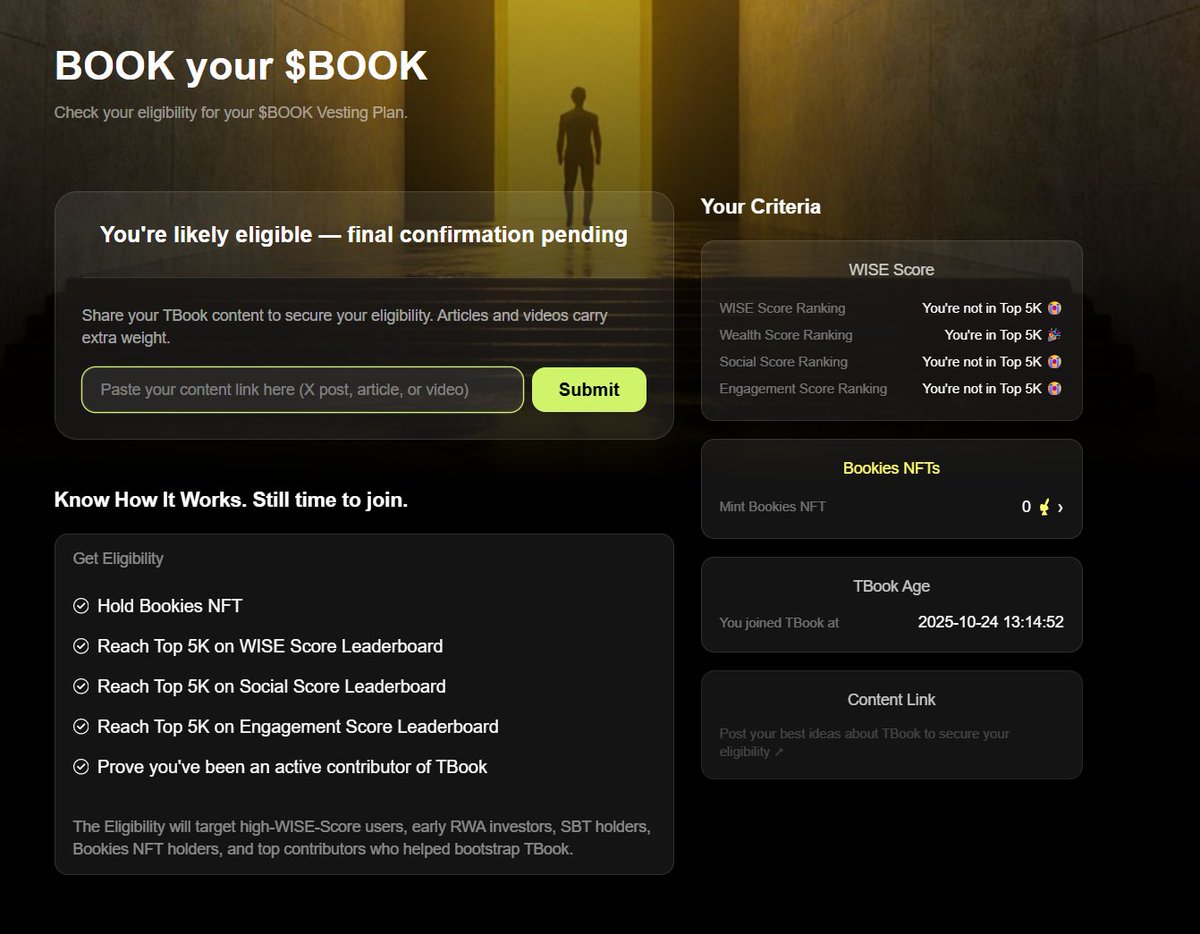 Big thanks to the <a href="/realtbook/">TBook</a> team for this opportunity! 

What makes Tbook stand out? It’s Innovative Use Case: Combining education, DAO governance, and tokenomics to create a self-sustaining community. 

I hopes this is good start for Tbook and SUI ecosystems in future