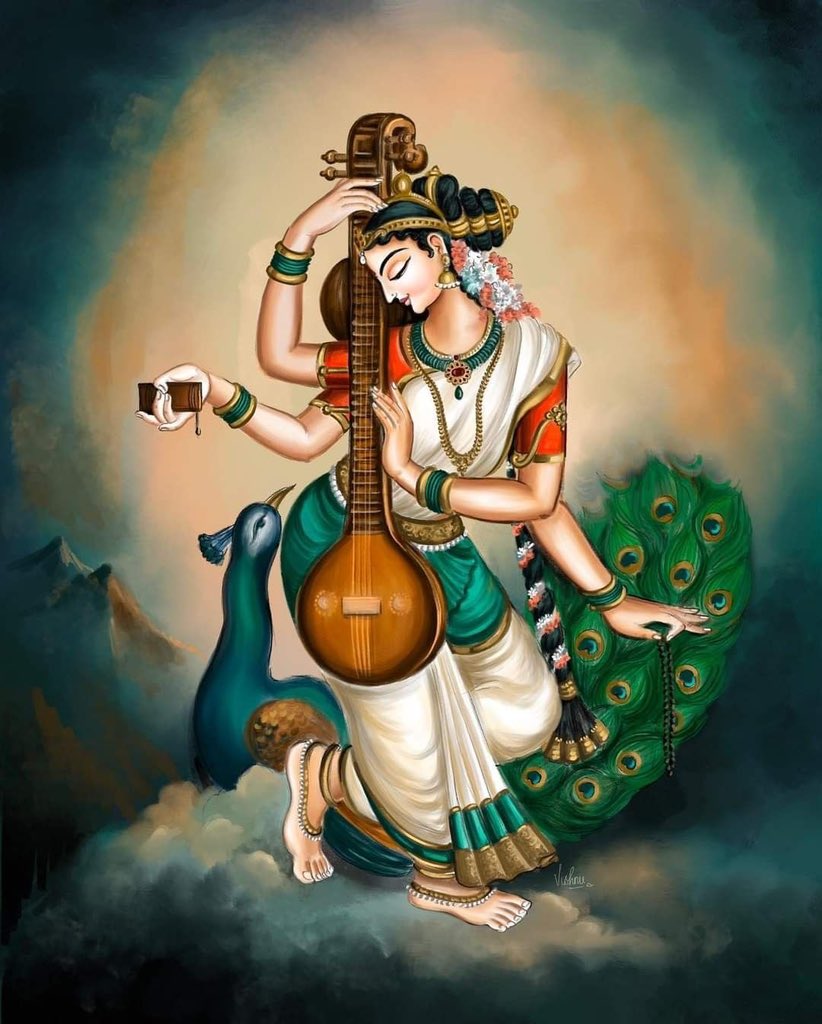Welcoming Goddess Saraswati: The Timeless Flame of Wisdom.