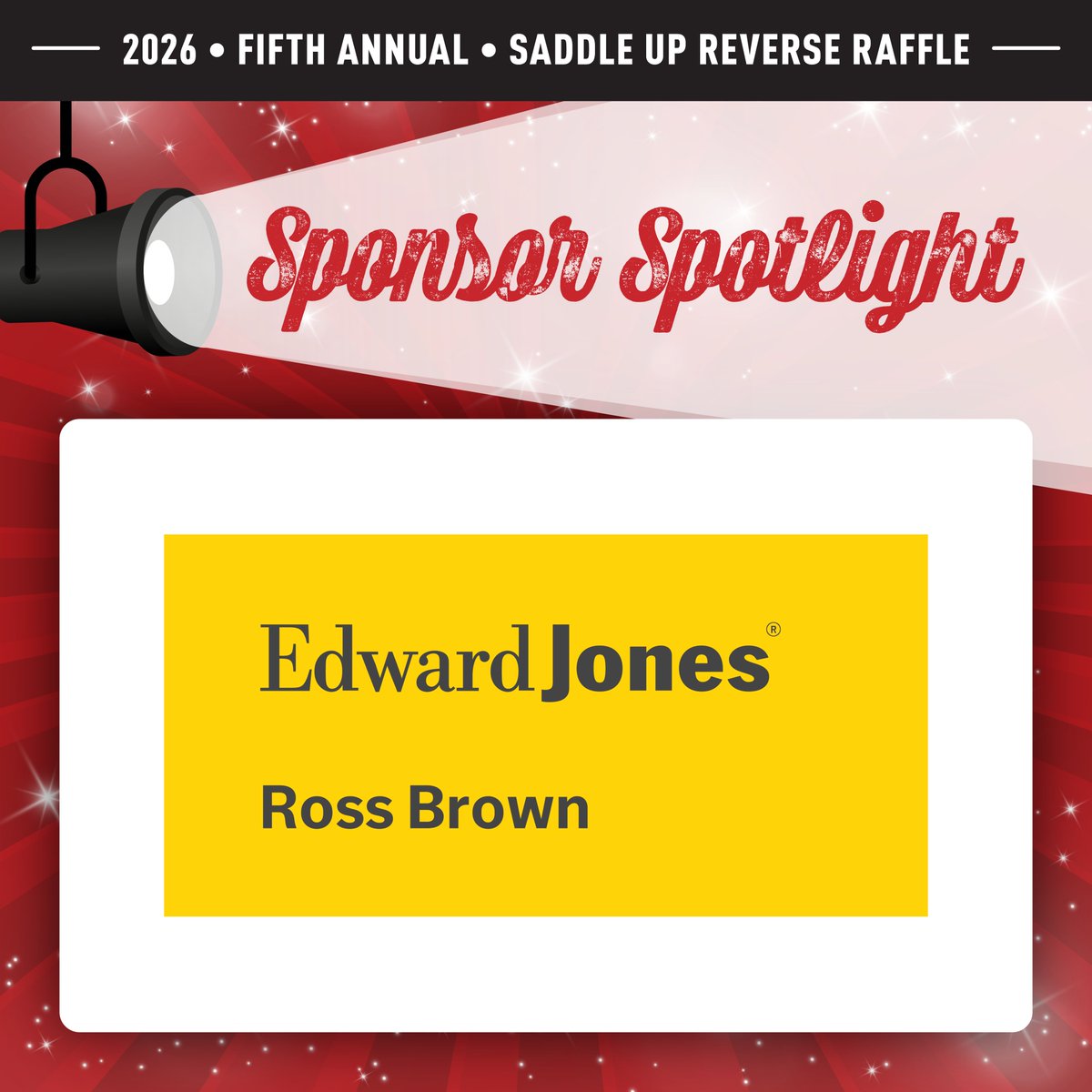 Thank you Edward Jones - Financial Advisor: Ross Brown for being a reverse raffle sponsor!

facebook.com/EJAdvisorRossA…
