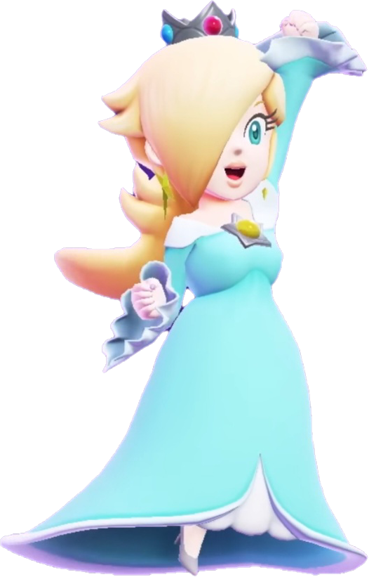 NonPotableH2O's tweet image. Rosalina appearing in Mario Wonder as a playable character is great! Her model in it is so cute.