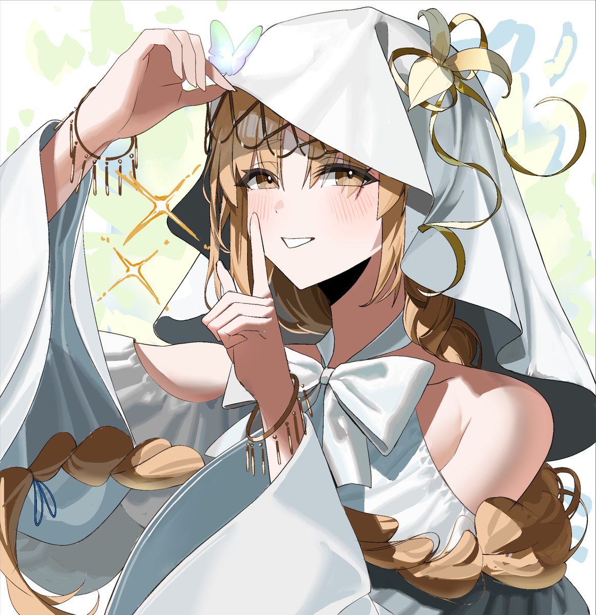 クレアさんの8周年の新衣装かわいい😊
#描いたよクレアさん