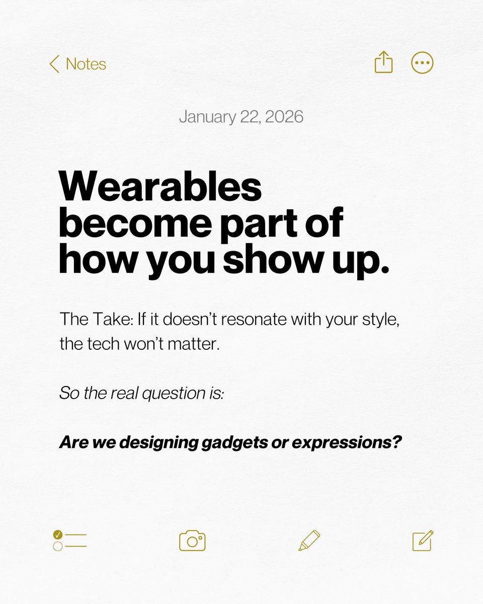 MadhavSheth1's tweet photo. #NotesFromToday
Fashion forward tech: when design, emotion, and utility align.
#FashionForwardTech #NovaPods #NovaWatch #Wearables #ConnecedLiving https://t.co/tYOR0r6gE8