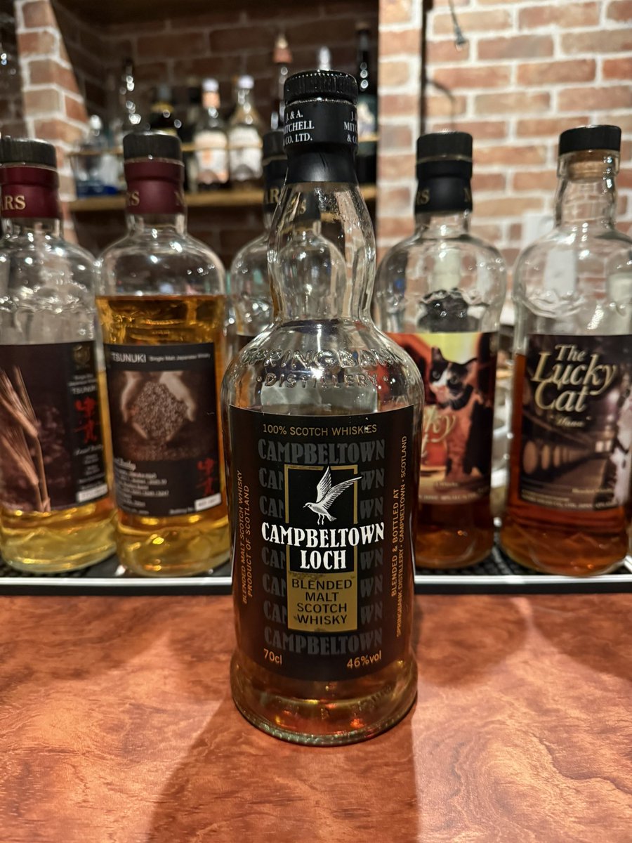 キャンベルタウンブレンデッド ２本セット。 本日のBarTrianの営業もありがとうございました キャンベルタウン