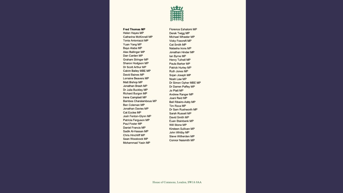 Daniel Francis MP tweet media