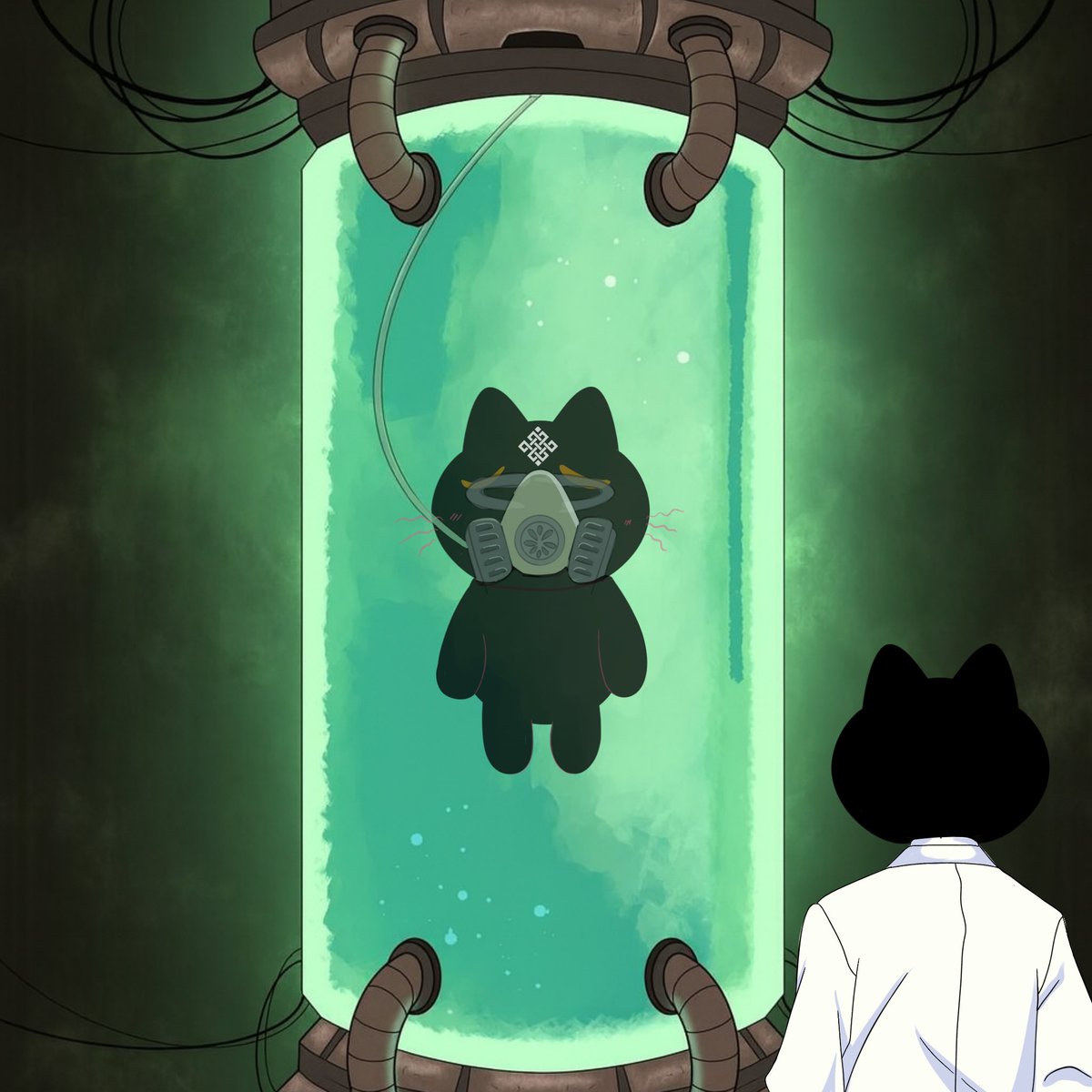 Suspended between progress and uncertainty. 🧪🫧
You wait. You trust the process.