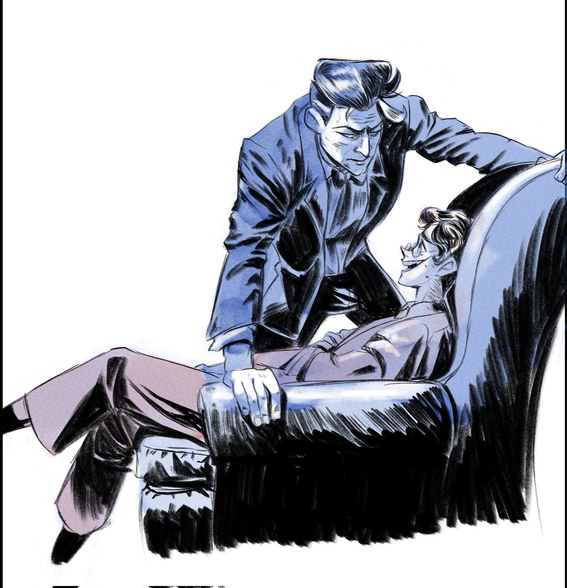 'Why the long face, my friend?'

#staticradio #radiostatic #murdermedia #murderhusbands #mediahusbands #voxal #vincentwhittman #alastor