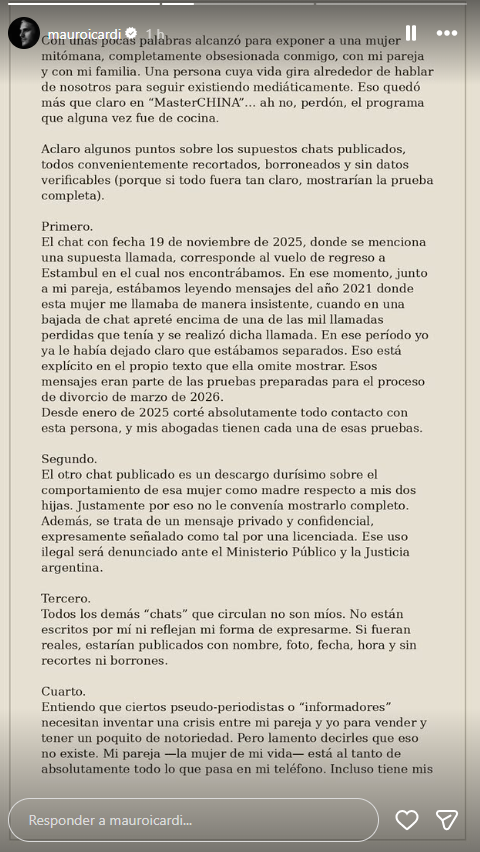 Wanda Nara vs Mauro Icardi

Los olores de la China vs chats truchos