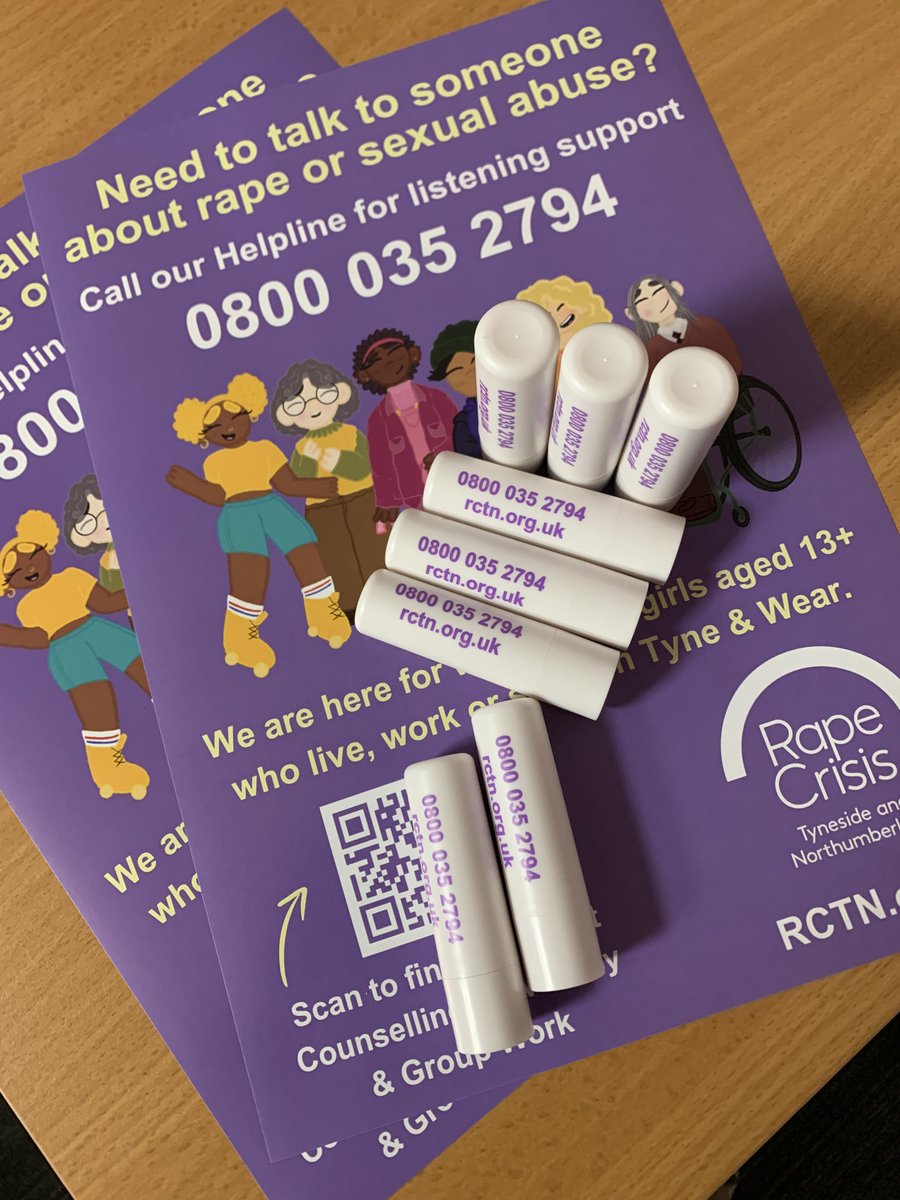 We were thrilled to recently supply the #Tyneside &amp; #Northumberland <a href="/RapeCrisisEandW/">Rape Crisis England & Wales</a> with our quality customised #lipbalms Their contact details will be handled &amp; viewed with every application made!
Email us for #advertising #design #print  #merchandise media@adsdirect.org.uk