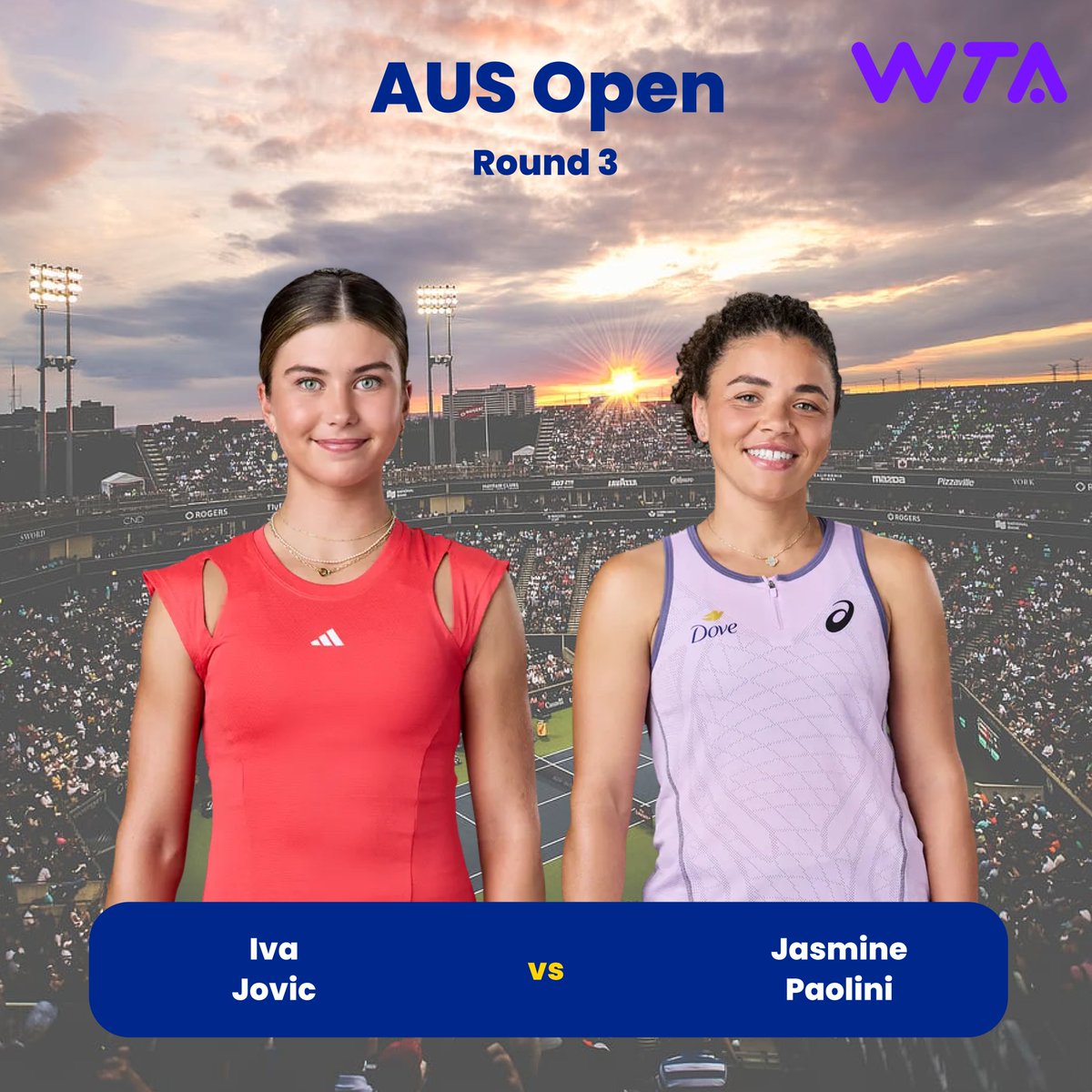 ryoconnor2's tweet photo. AO R3: Jovic (29) 🇺🇸 vs Paolini (7) 🇮🇹

Paolini leads the H2H 2-0.

Paolini is an established Top 10 player, but struggled to make deep runs at slams in 2025 (after great success in 2024).

Jovic is getting better, and better, and I feel an upset brewing with her current form. https://t.co/Ve871cYKRz