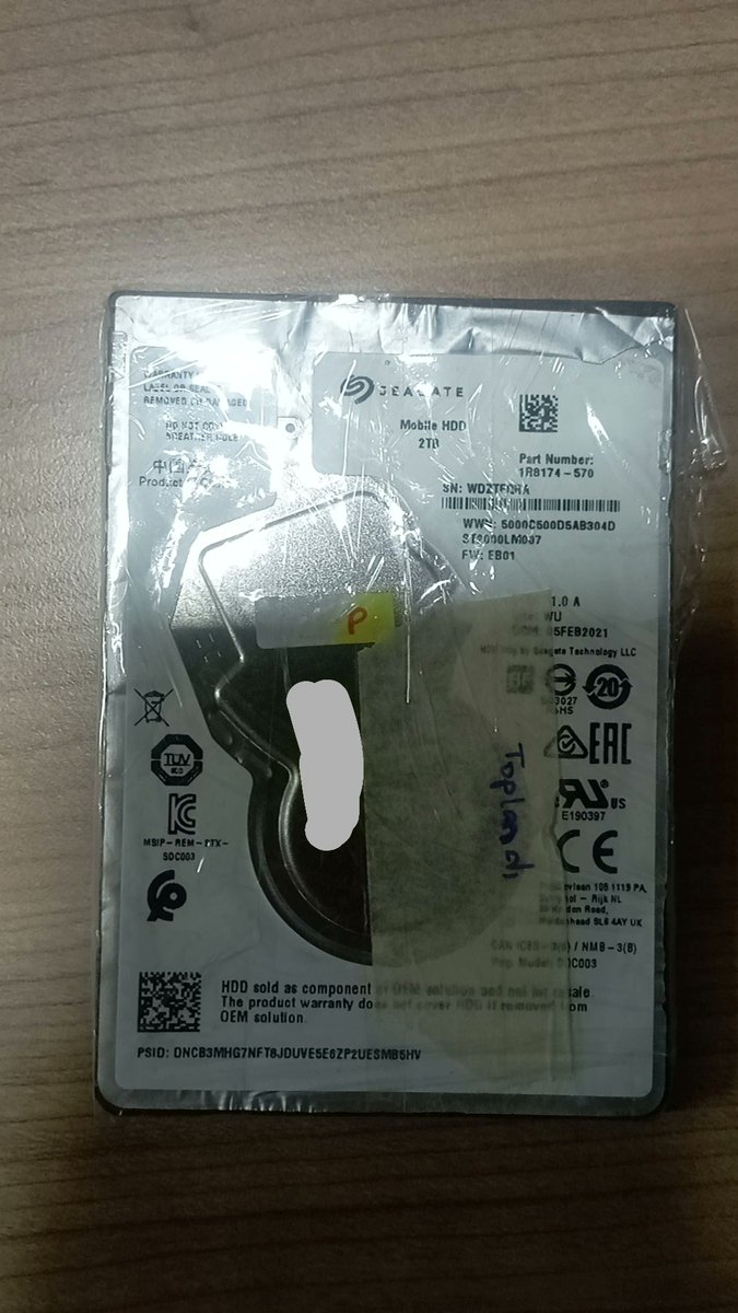 SEAGATE 2 TB
ST2000LM007

Hassas bir model servis alanında modüller zarar görmüş, kafa değişimi yapıldı, verilerin %75'i alındı. 

%75

Süre 1 ay

#2501530

#ankaraverikurtarma
#DigitalVeriKurtarma 
#verikurtarma
#hddverikurtarma 
#datarecoveryinturkey