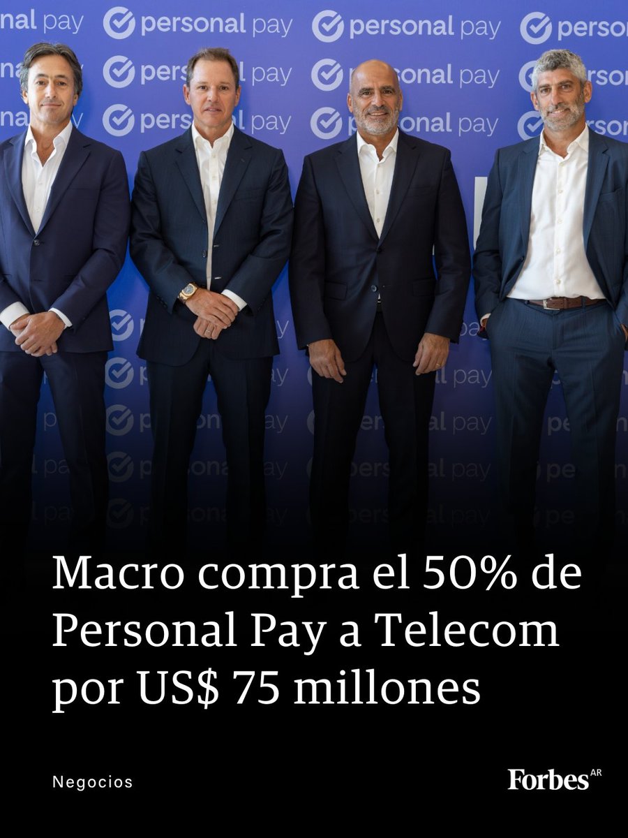 forbesargentina's tweet photo. 🚀 El banco liderado por Jorge Brito se asocia con la billetera con el objetivo de ampliar crédito y servicios digitales y ganar escala en nuevos segmentos de clientes.

🔗Leé más en la nota de @agusjamele en nuestra web: https://t.co/fTFLlfPit3 https://t.co/eQsFvZIcTz