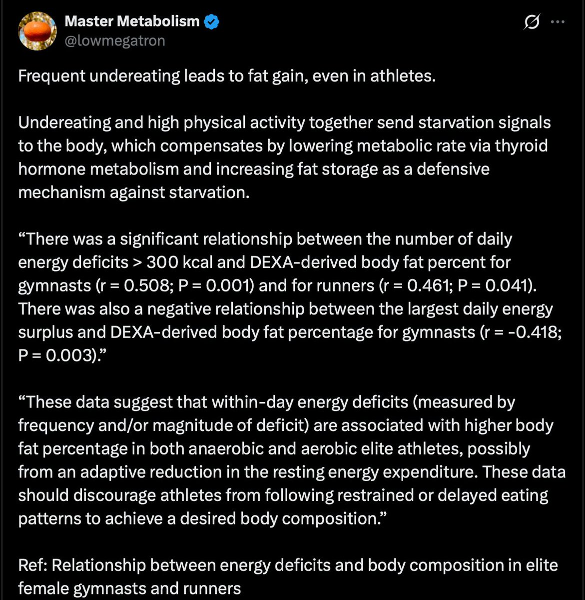 Master Metabolism tweet media