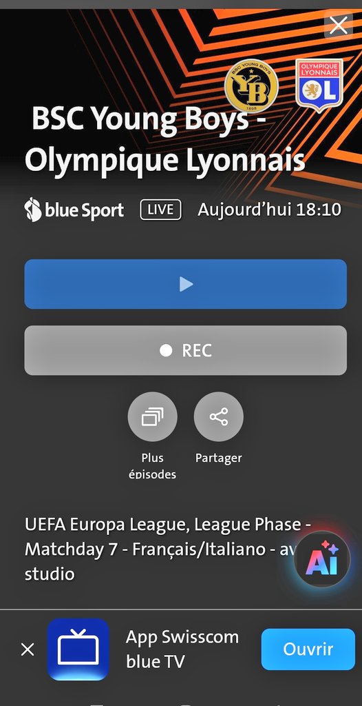 BobbyMoche's tweet photo. @GonesRadioOff En Français/Italien sur Bluesport visiblement https://t.co/xaRmJ3IQfy