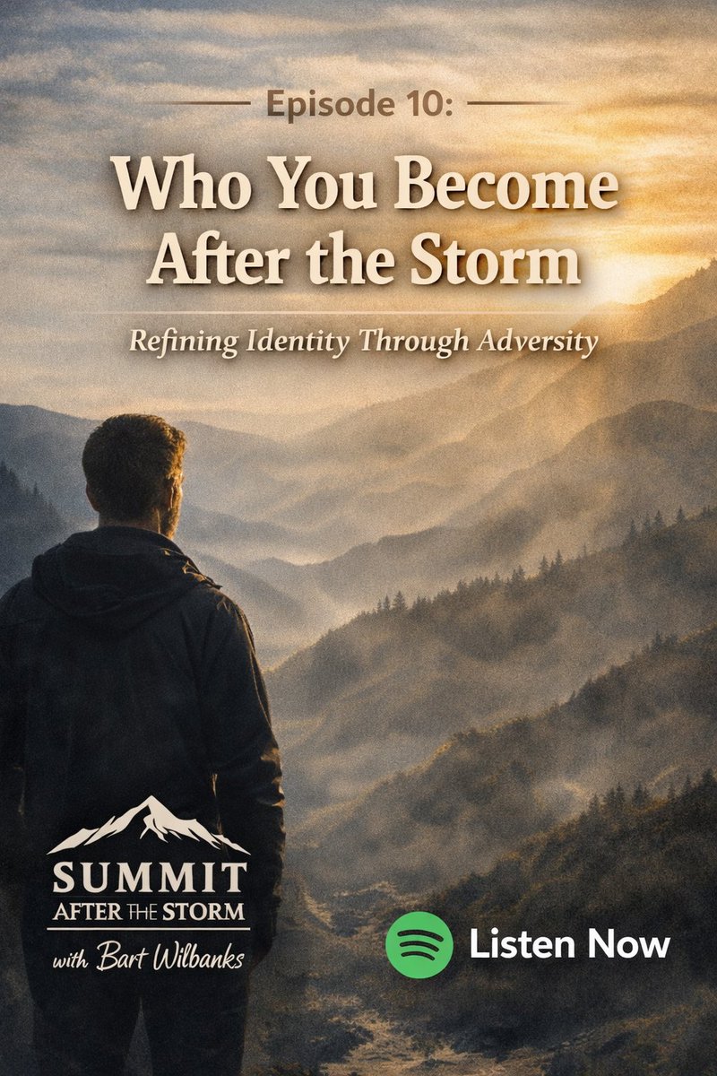 StormToSummit's tweet image. 🎙️ Episode 10: Who You Become After the Storm
A reflection on leadership, identity, and personal growth when the noise fades and the work gets quiet.

🎧 Listen here 👉 open.spotify.com/episode/5rkW3N…

#Leadership #PersonalGrowth #Resilience #Mindset #LifeLessons