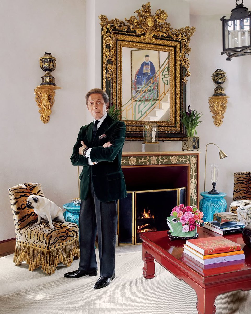 musesarchive's tweet image. Valentino Garvani’s 17th-century estate ‘the Château de Wideville’