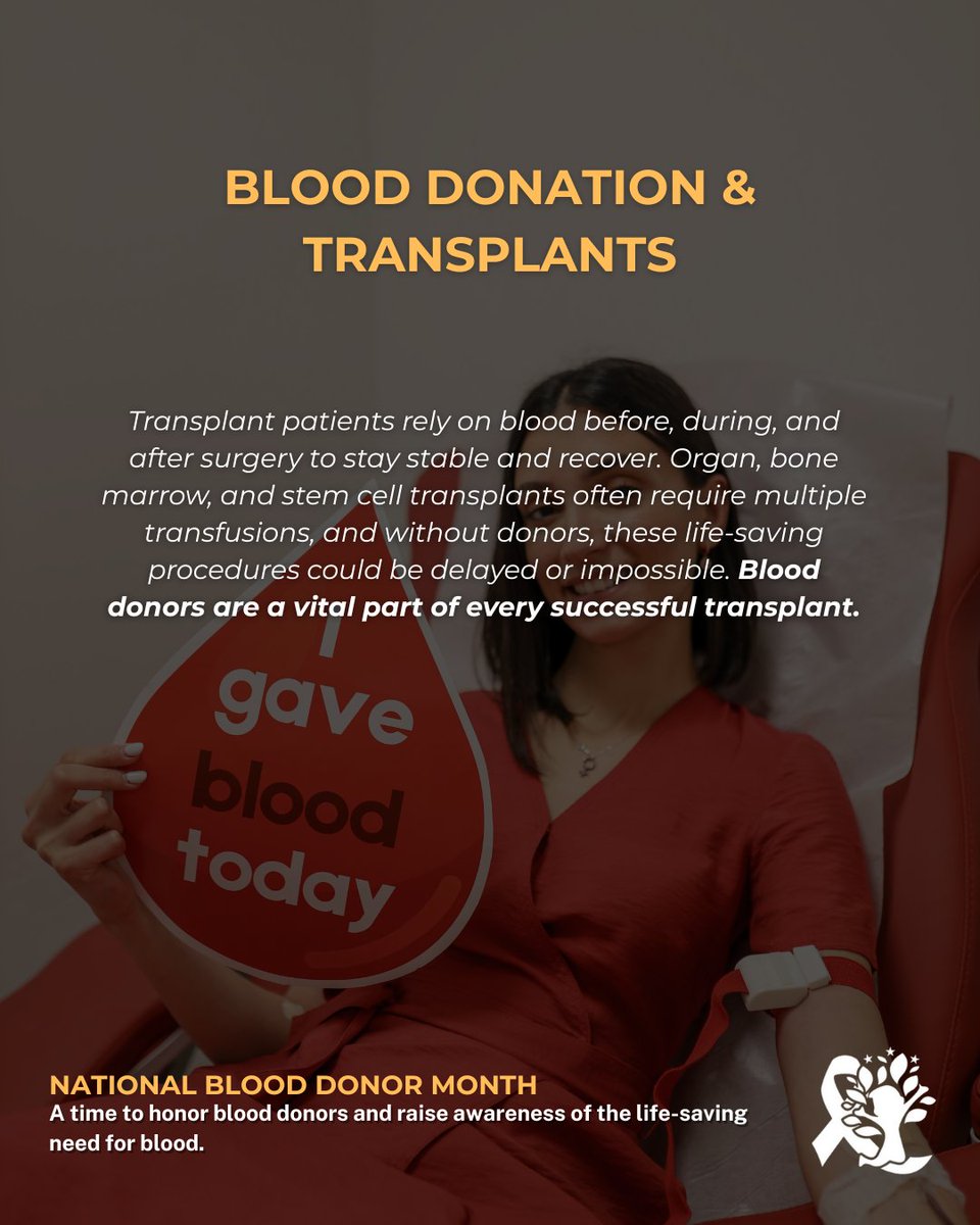 TFC_TX's tweet photo. One donation. Multiple lives saved. ❤️
This National Blood Donor Month, we honor the heroes who give hope to trauma patients, transplant recipients, and children fighting for their future. Your blood is more than a gift — it’s a second chance at life.
#NationalBloodDonorMonth https://t.co/1C6WKh8Eba