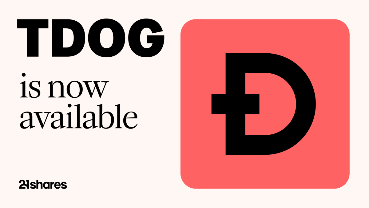 21shares_us's tweet image. From meme to mainstream.   

The 21shares Dogecoin ETF is now available, marking it as the only ETP endorsed by the @DogecoinFdn* and providing a new way to gain physically-backed $DOGE exposure in traditional portfolios.  

Why @Dogecoin? 

-We believe Dogecoin captures the…