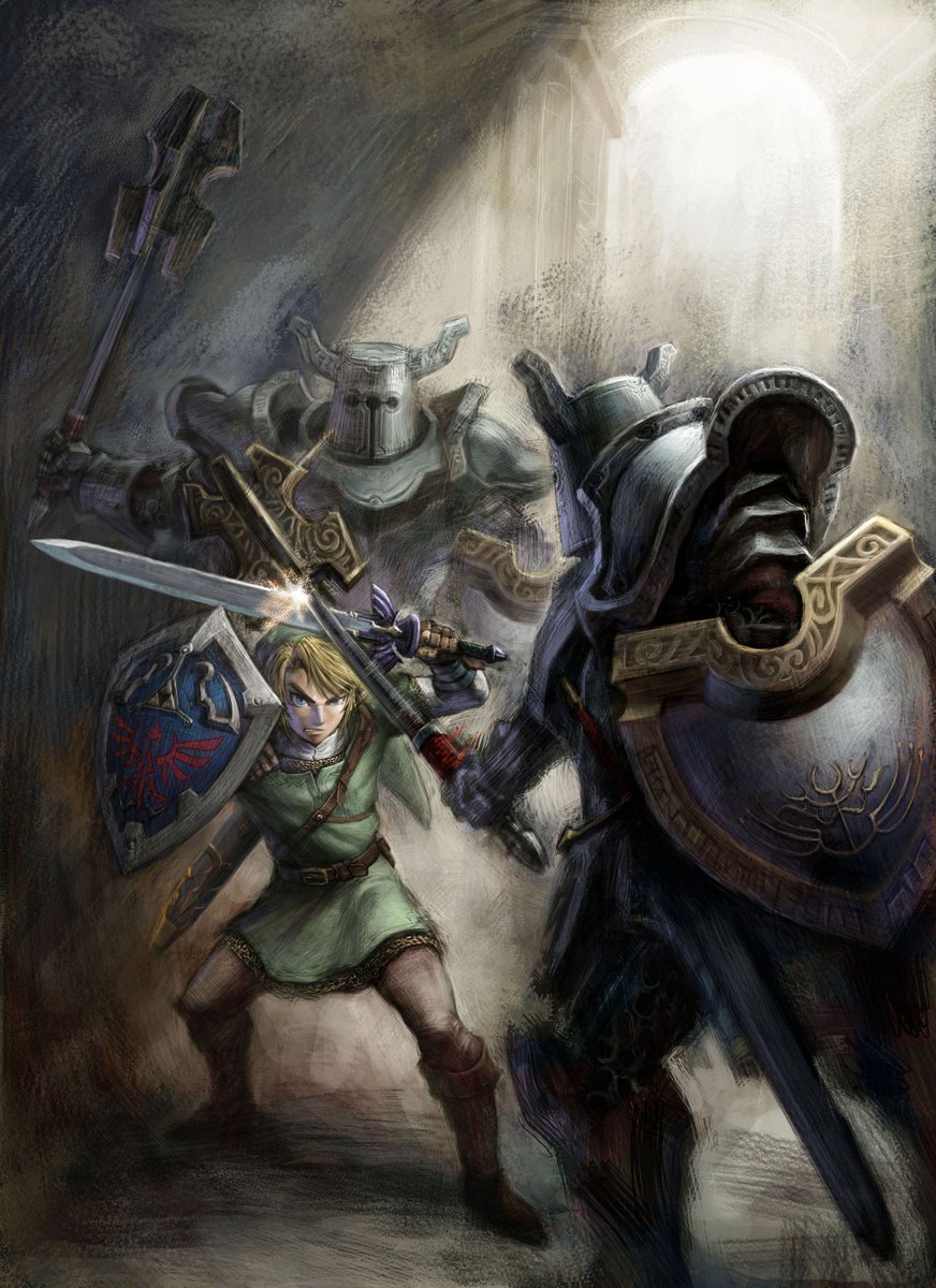 VideoArtGame's tweet photo. Official art | The Legend of Zelda: Twilight Princess https://t.co/Y19BuFRZzr
