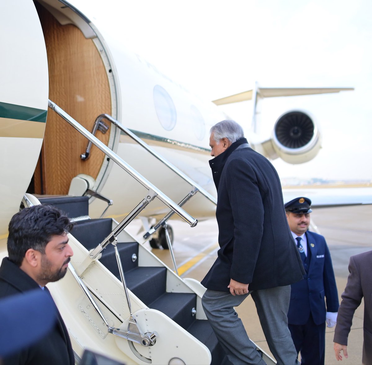 MIshaqDar50's tweet photo. Thank you to our #TeamPakistan in Switzerland for their outstanding assistance and support during the successful visit of Prime Minister @CMShehbaz, Field Marshal Syed Asim Munir and myself with the Pakistan delegation to #WEF2026 in #Davos. The dedication of our missions and MoFA teams was instrumental in projecting Pakistan’s priorities and building strong international ties.

@PakUN_Geneva
@Drbahmad72