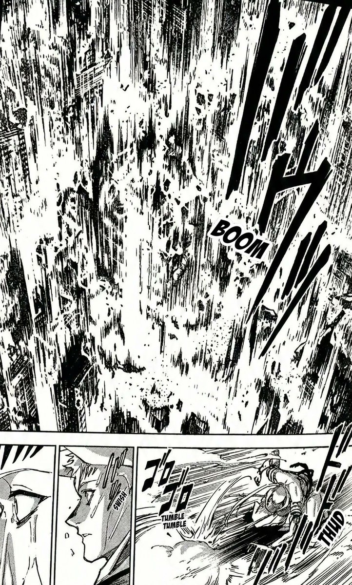 JJK fans sound stupid every time Mahoraga comes up.

Why do people keep comparing Mahoraga vs 15-finger Sukuna to Dabura, to prove that he's weak?

Mahoraga has infinite  SCALING AND INFINITE POTENTIAL....

He adapts to any phenomenon — power, speed, techniques, even concepts,