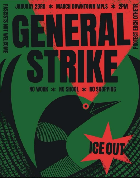 comunistesCFR's tweet photo. From #Catalonia, committed to anti-fascism and anti-racism,we fully support your call, n January 23, "NO WORK, NO SCHOOL, NO SHOPPING!", in Minnesota, and demonstrations in all cities in the #USA.

Long live the united struggle !
Justice for Renee Good !
Fuck #ICE !
Fuck #Trump ! https://t.co/kgaNsUbmJa
