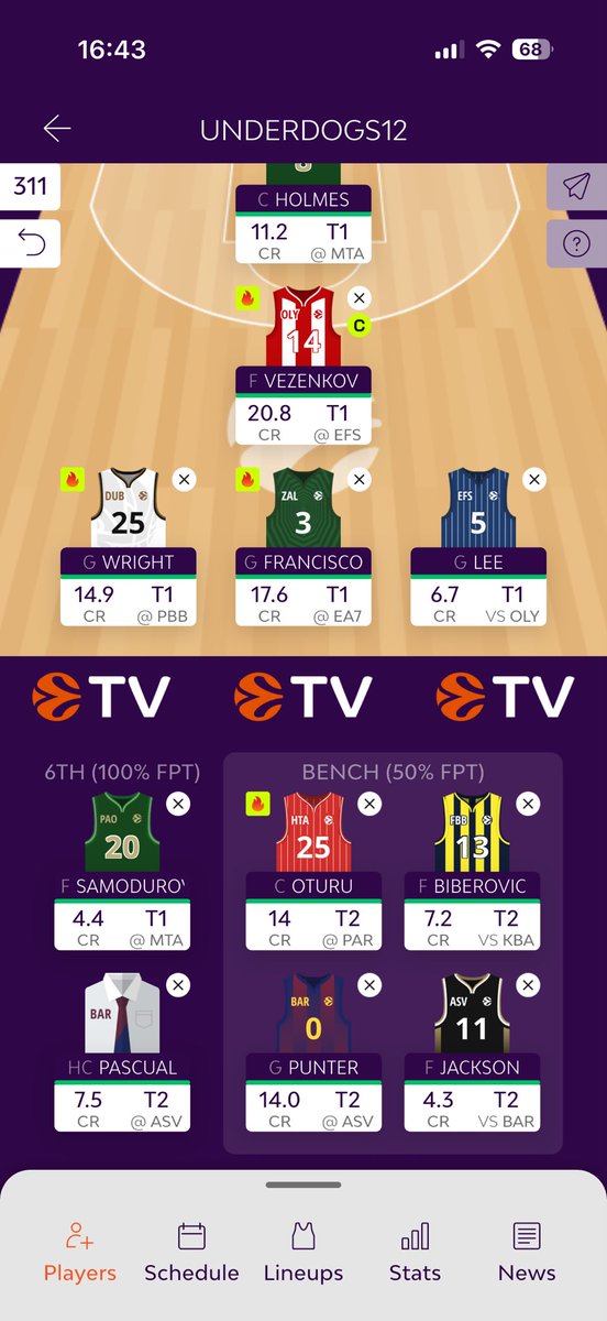 etaimend's tweet photo. @EBF_Official @Aralos10 @EuroLeague What do you think best? And there are players i didnt put you think will perform? https://t.co/Lzoi5UcWtQ