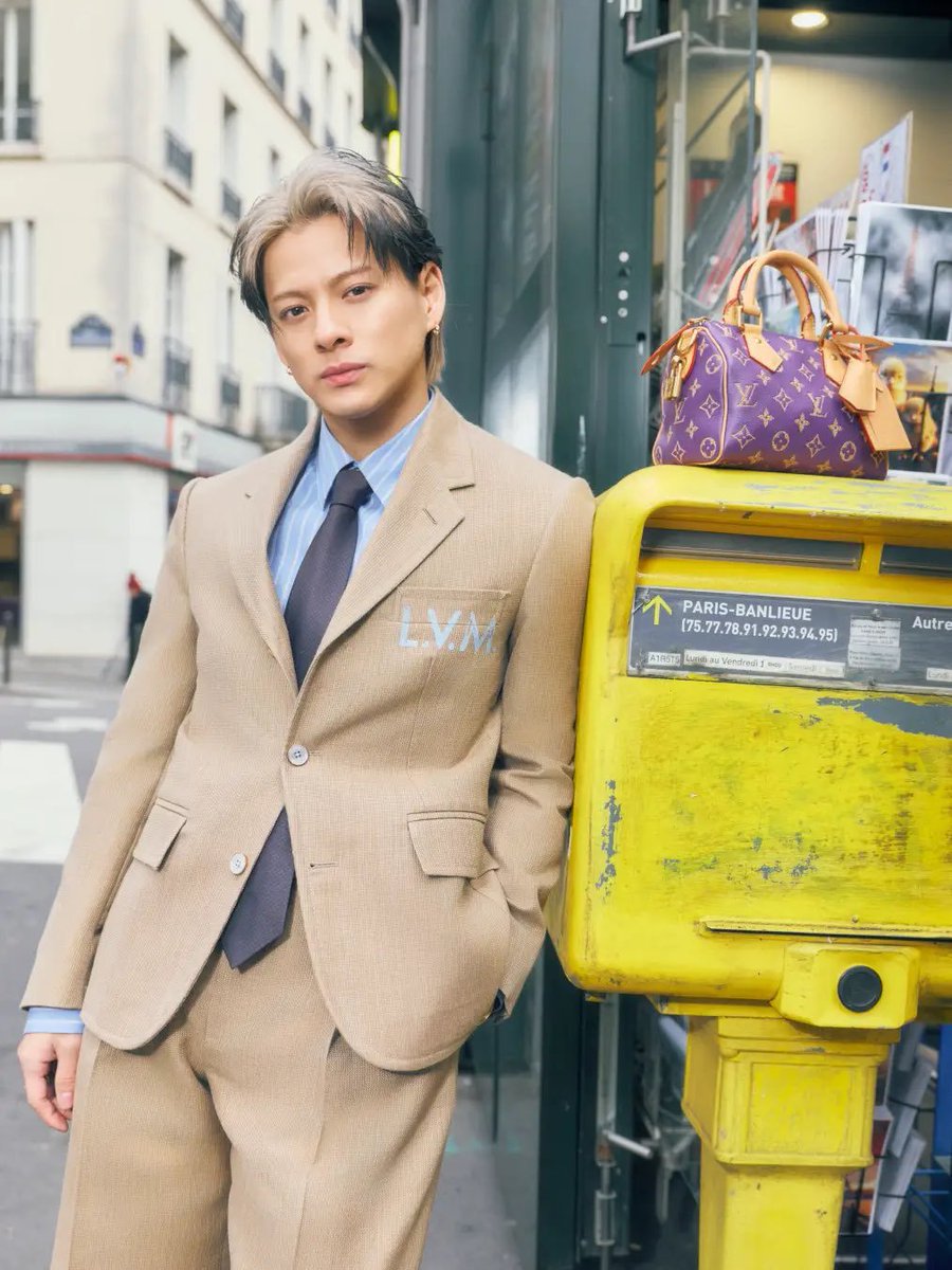 XFashion's tweet photo. #ShoHirano in Paris wearing @LouisVuitton. https://t.co/d7H0KjV8EF