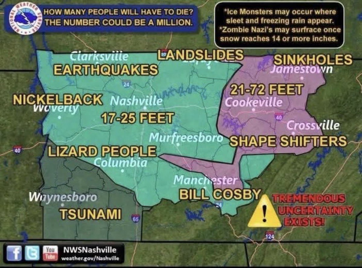 BatteredVawl516's tweet image. Updated weather forecasts could be an issue for the mid state.