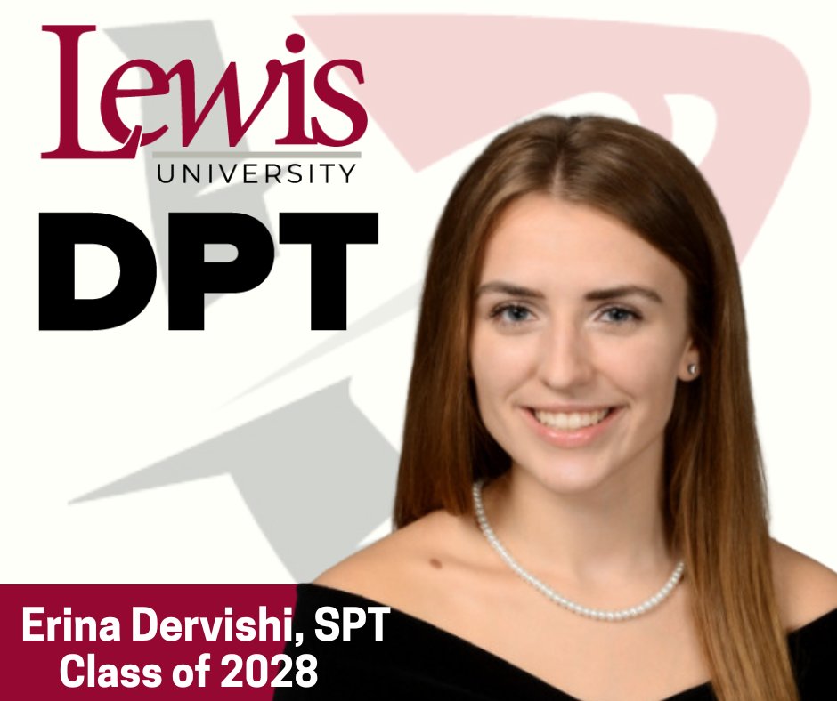 LewisDPTFlyers's tweet image. Meet Erina Dervishi, SPT, Class of 2028! She’s passionate about movement, rehabilitation, and making a positive impact on others’ lives. When not studying, she enjoys swimming, staying active, painting, and time with friends. #LewisDPT #FuturePT #WelcomeToLewis