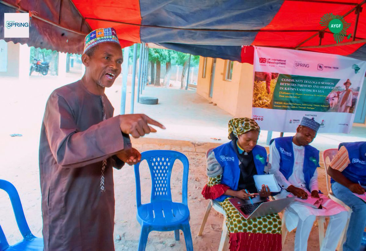 aygfspring_'s tweet photo. 3/ The dialogue was highly engaging and impactful, with practical resolutions collectively agreed upon and fully documented, reinforcing community-led pathways to peace and coexistence.

This project is supported by @UKinNigeria  
 @TetraTech  and @ActionAidNG https://t.co/H5s2aOurow