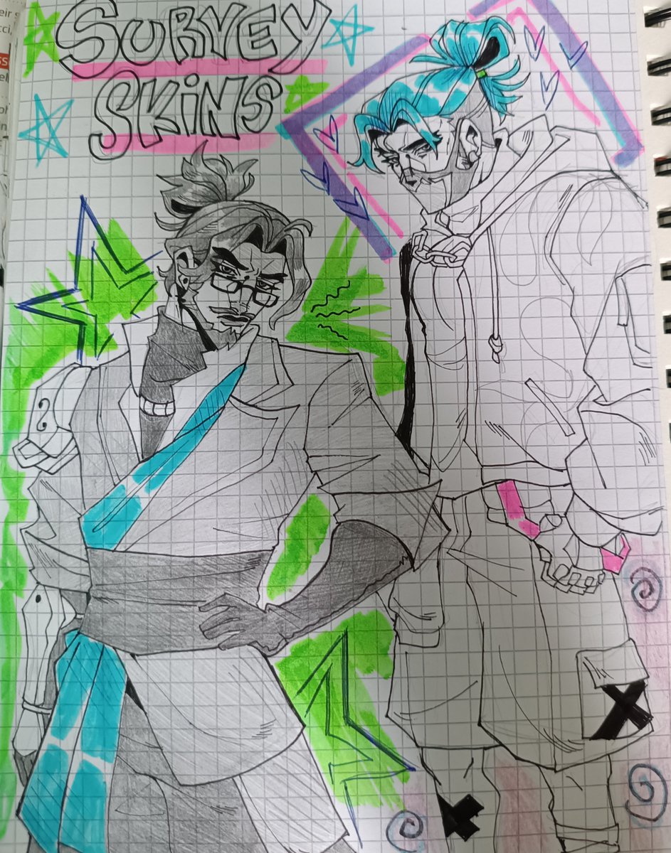 So... New Hanzo survery skins...😝 #overwatch2