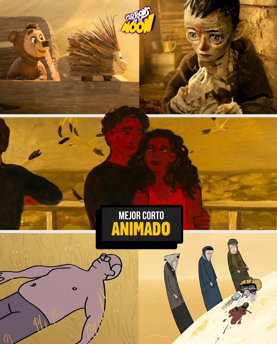 CartoonsOTMoon's tweet image. Los nominados a MEJOR CORTO ANIMADO (Best Animated Short Film) en los Oscars 2026:

● Buttlerfly 
● Forevergreen
● The girl who cried pearls
● Retirement plan
● The three sisters

¡Felicidades!