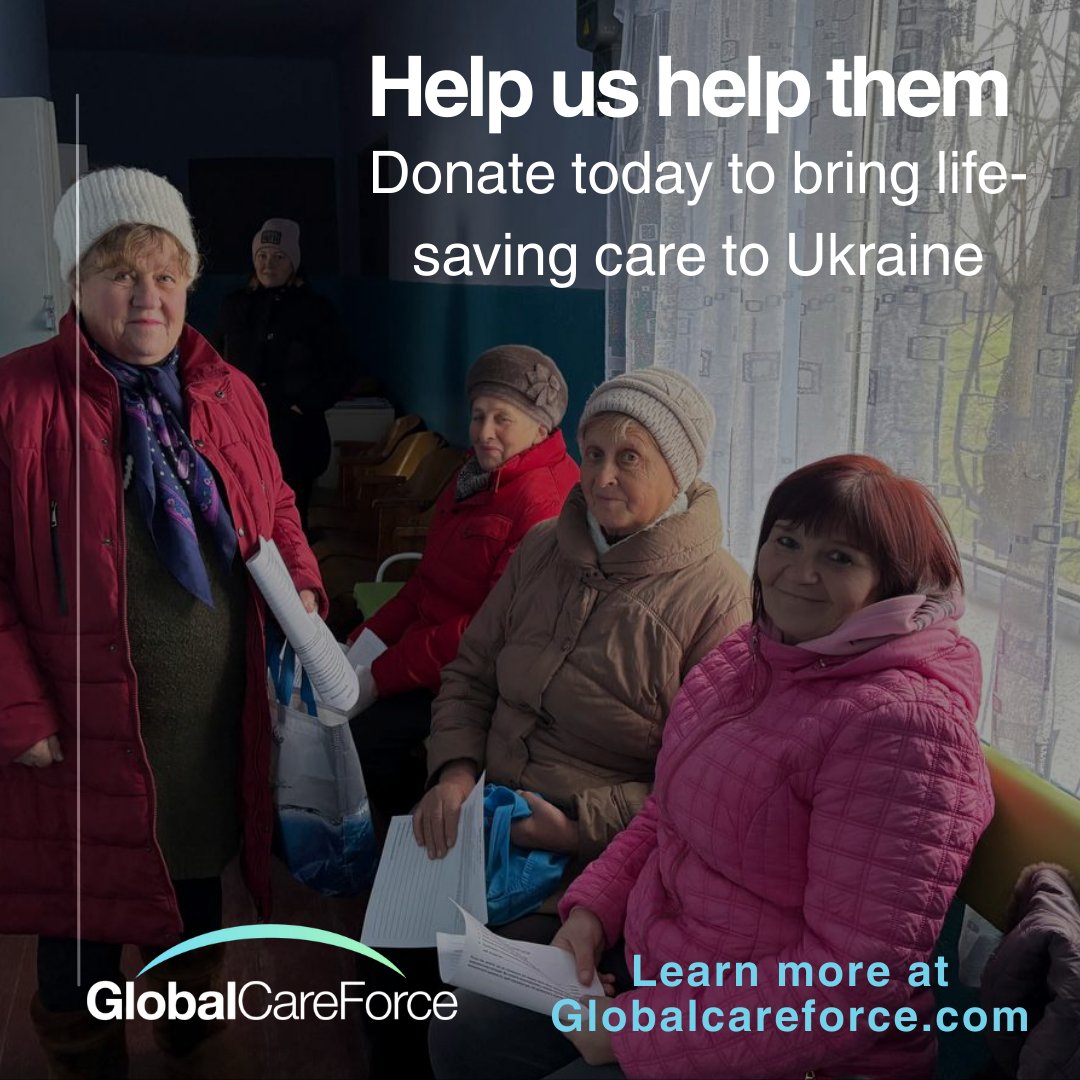 Not everyone can volunteer in Ukraine, but everyone can make a life-saving difference. Your donation supports free medical care, medications, &amp; mobile clinics serving communities impacted by war.
 
➡️ globalcareforce.org/donate/