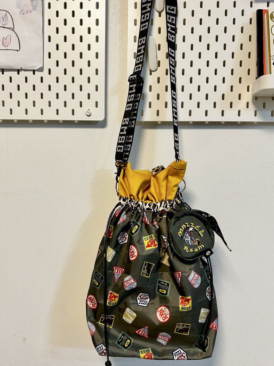 全滅に落ち込んだから、完成した巾着風アレンジトートバッグでも披露し